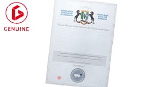 Certificate security paper with a hologram thread for tamper-evident verification