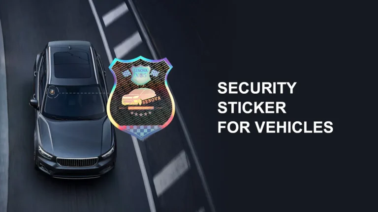 SECURITYSTICKERFOR VEHICLES