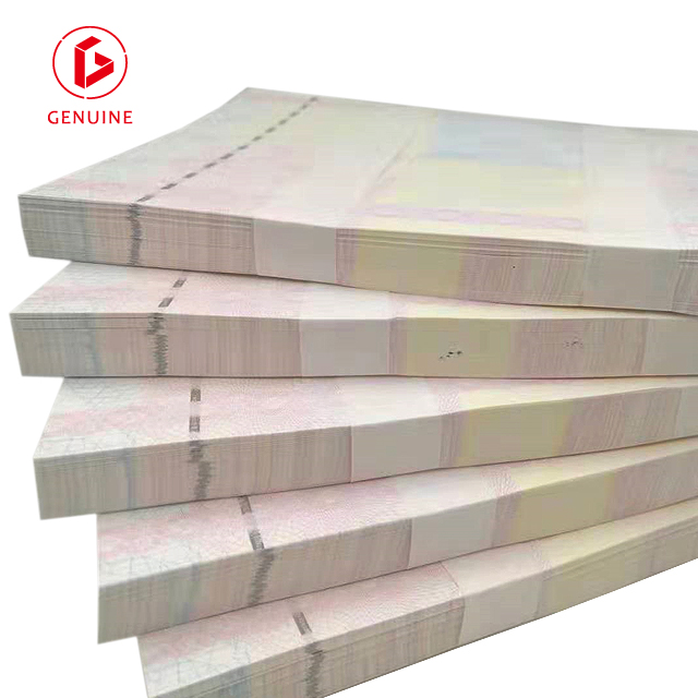 Bank check paper