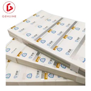 Bank rating security printing label