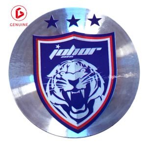 Mirror len effect print sticker