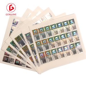 Hologram QR code sticker