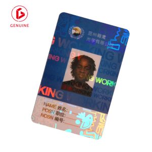 Hologram overlay for ID card