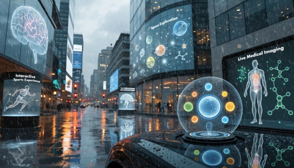 additionally the use of hologram technology is ex