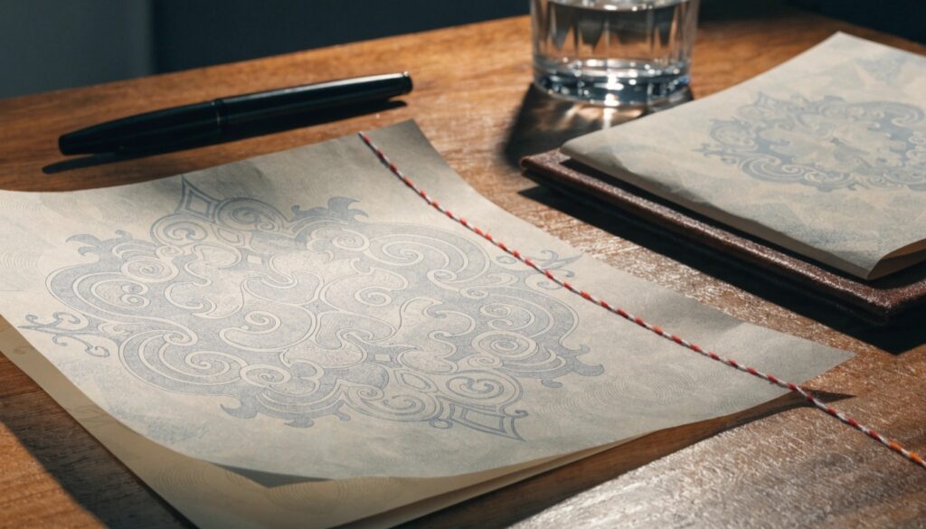 both watermarks and security threads are designed 