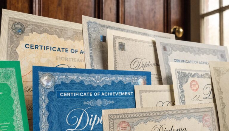 for educational certificates and diplomas securit