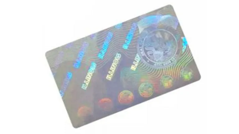 holographic id card Self Adhesive Holographic Overlay SPID-9000 main image 1