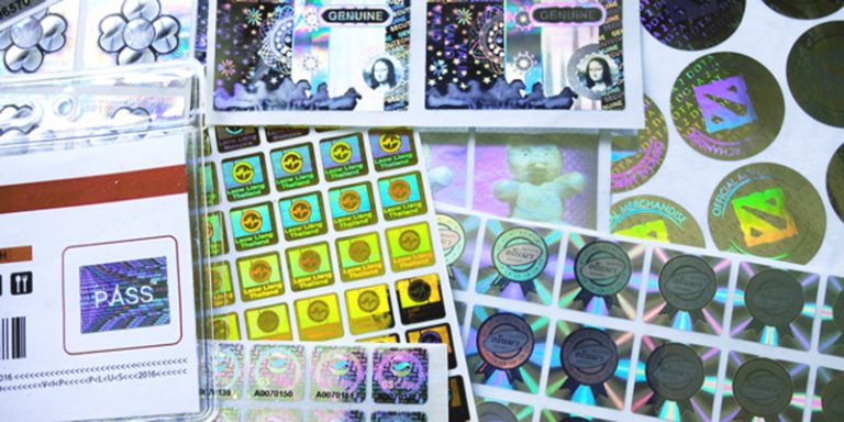 Holographic Stickers