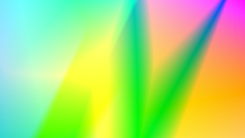 Holographic stickers color variations