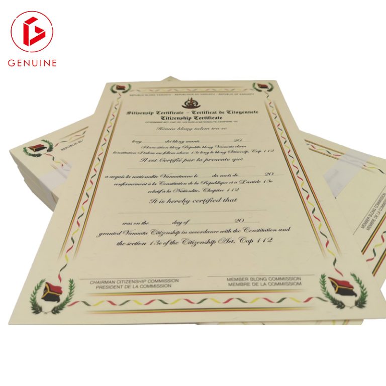 citizenship certificate