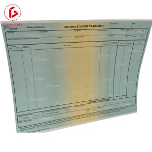 ontario student transcript certificate