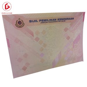 vehicle ownership certificate