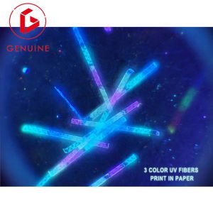 3 color uv fibersprint in paper