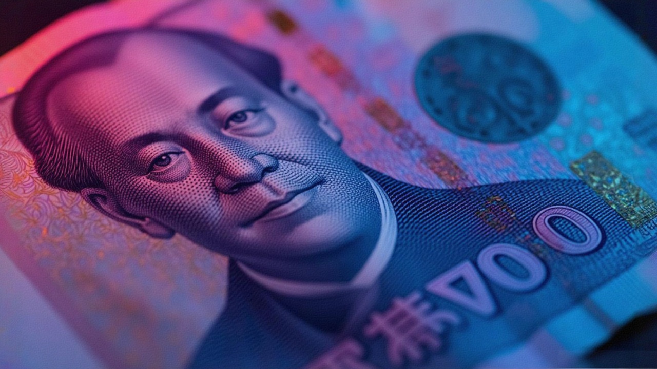 Banknote security features under UV light, including threads and watermarks