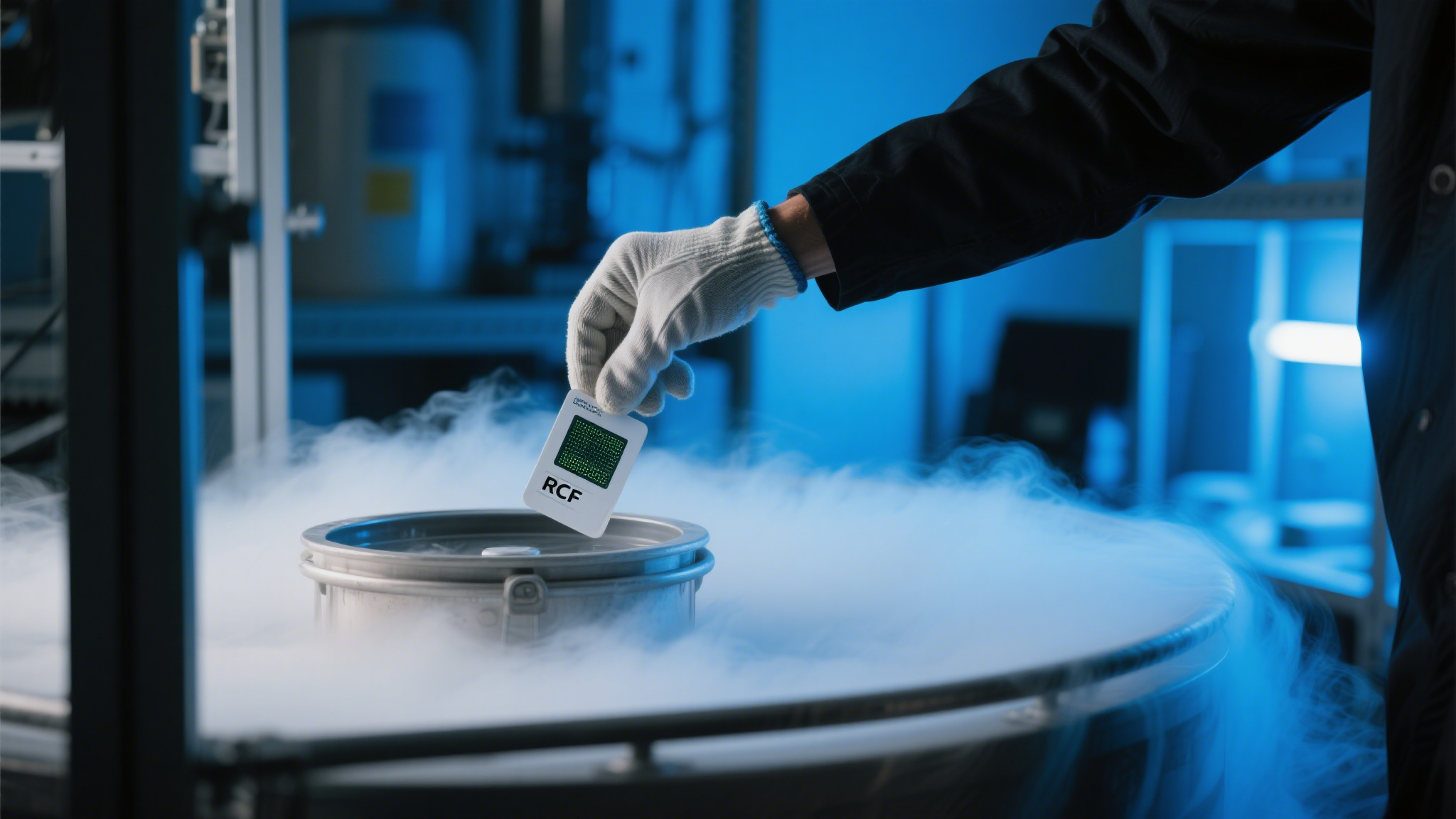 RFID tags operating normally at extremely low temperatures