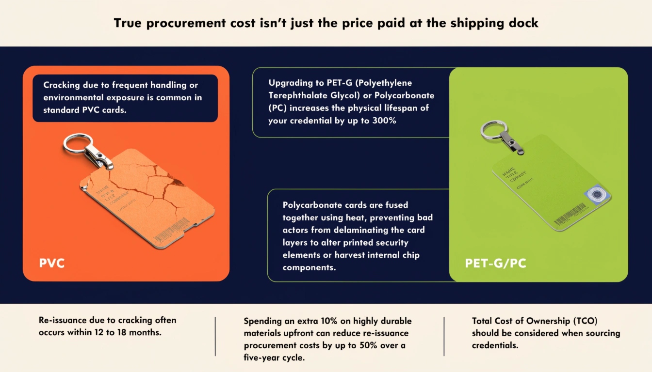 True procurement cost of an ID card programme is more than the unit price paid