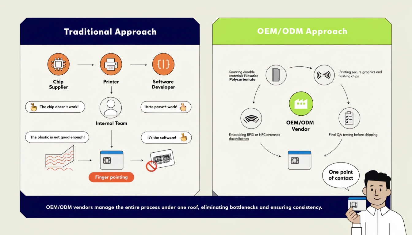 Illustration of a smart card rollout that failed due to poor planning
