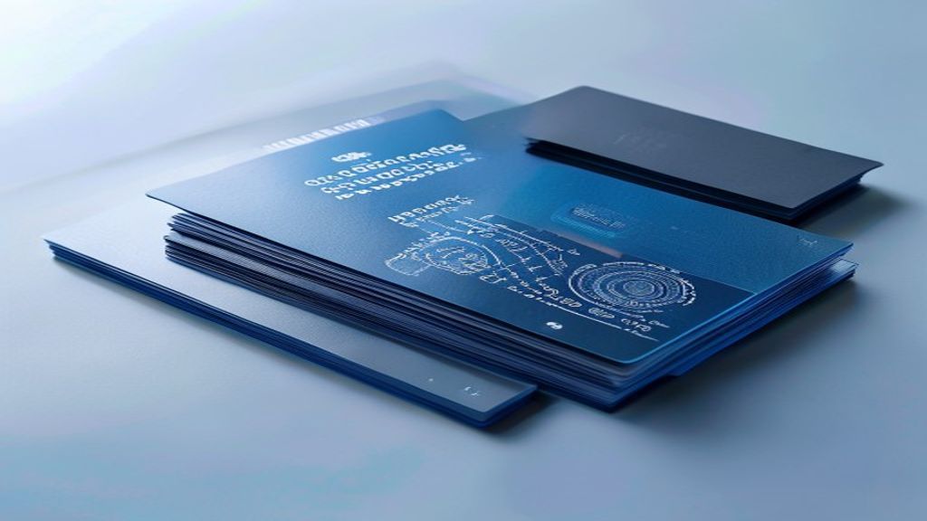 Government identity cards and biometric e-passport made from polycarbonate and PVC