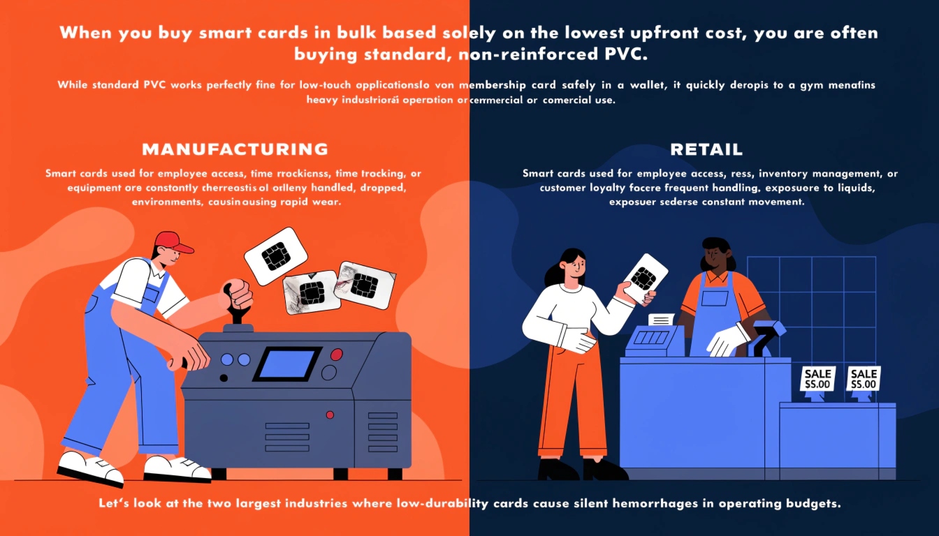Buying smart cards in bulk based only on unit price, the classic mistake that ignores warranty and failure-rate risk